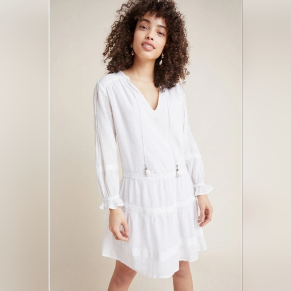 Paige Jaslene Tunics Dress in White. Size S - Picture 1 of 10